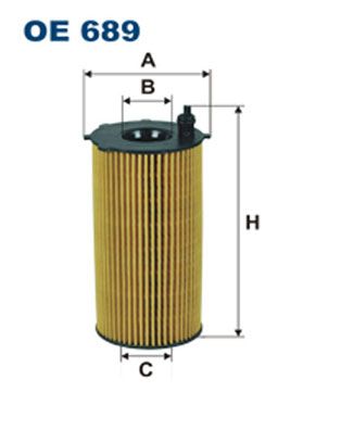 Фильтр масляный FILTRON OE689