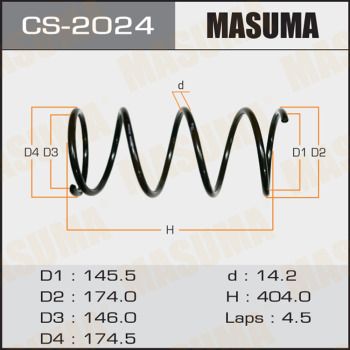 Пружина подвески Masuma CS2024
