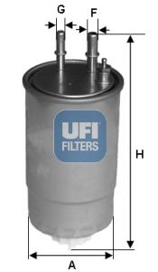 Фильтр топливный UFI 2411700