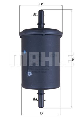 Фильтр топливный MAHLE KL248