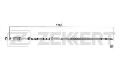 Датчик износа тормозных колодок Zekkert BS8020