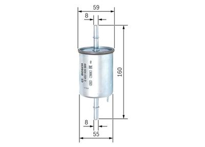 Фильтр топливный BOSCH 0450905969