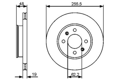 Диск тормозной BOSCH 0986479459