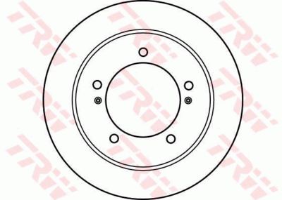 Диск тормозной TRW DF2588