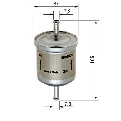 Фильтр топливный BOSCH 0450905921