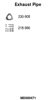 Труба приемная глушителя POLMOSTROW 04228