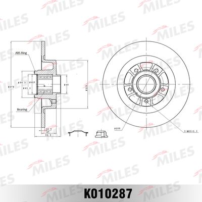 Диск тормозной BLITZ BS0144