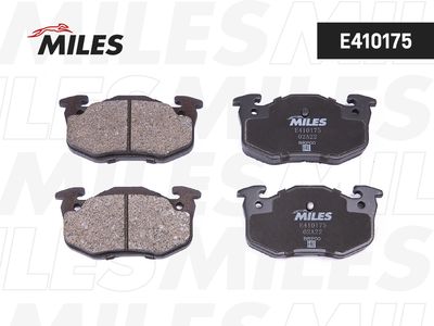 Колодки тормозные задние Miles E410175