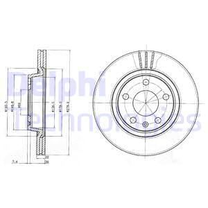 Диск тормозной DELPHI BG3198
