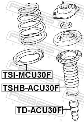 Отбойник амортизатора переднего TOYOTA 4833148020