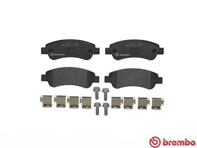 Колодки тормозные дисковые задние BREMBO P61091