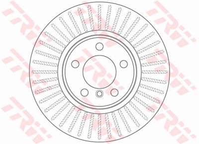 Диск тормозной TRW DF8050