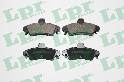 Колодки тормозные задние без датчика LPR 05P1292