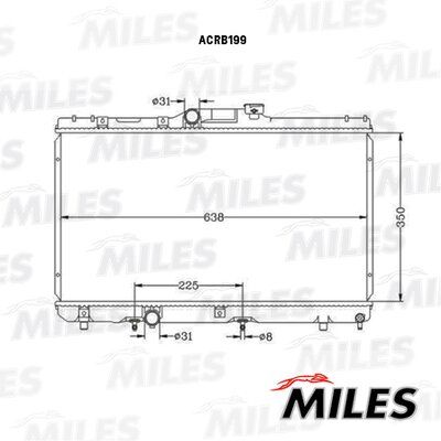 Радиатор Miles ACRB199