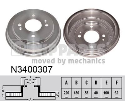 Барабан тормозной NIPPARTS N3400307