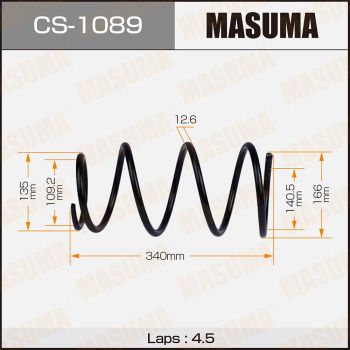 Пружина подвески передняя Masuma CS1089