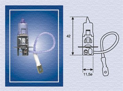 Лампа накаливания MAGNETI MARELLI 002554100000
