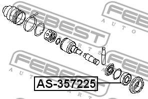 Подшипник привода FEBEST AS357225