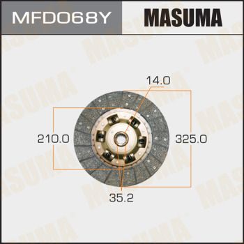 Диск сцепления Masuma MFD068Y