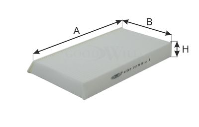 Фильтр салона GOODWILL AG728CF