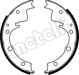 Колодки тормозные барабанные METELLI 530064