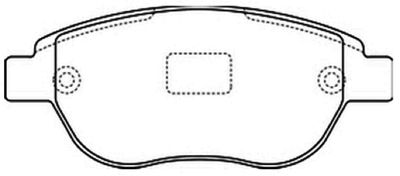 Колодки тормозные дисковые передние AKYOTO AKD0187