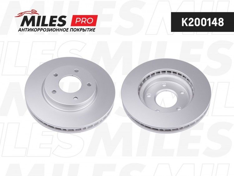Диск тормозной передний Miles K200148