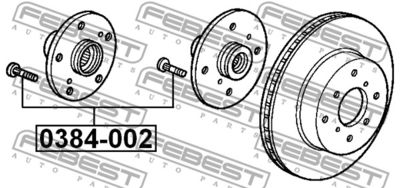 Шпилька колесная HONDA 90113S84901