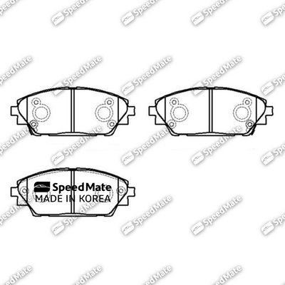 Колодки тормозные дисковые передние HSB HP5334
