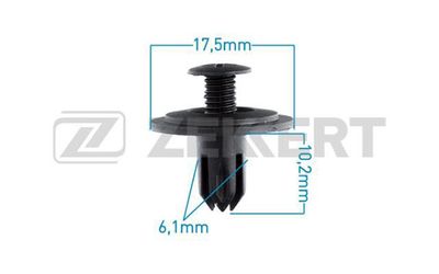 Клипса крепежная Zekkert BE2606