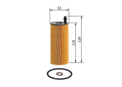Вставка фильтра масляного Bosch F026407123