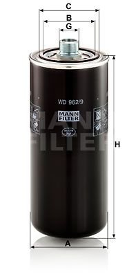 Фильтр масляный MANN-FILTER WD9629