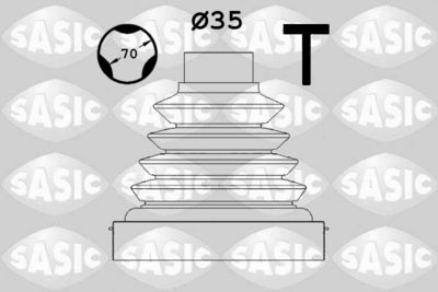 Пыльник ШРУС SASIC 1900021