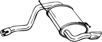 Глушитель задний BOSAL 200251