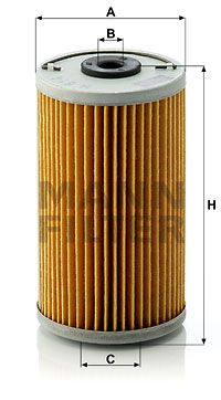 Фильтр масляный MANN-FILTER H614X