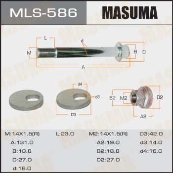 Болт-эксцентрик Masuma MLS586