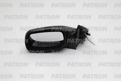 Зеркало наружное в сборе левое механическое выпуклое PATRON PMG2805M01