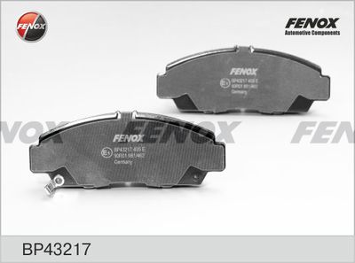 Колодки тормозные дисковые FENOX BP43217