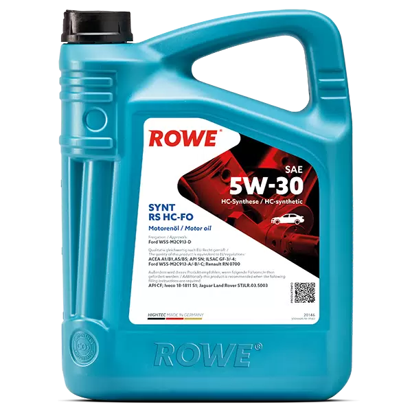 Масло моторное синтетическое ROWE 20146005099