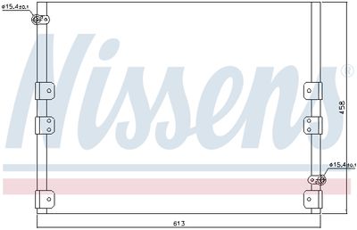 Радиатор кондиционера NISSENS 94512