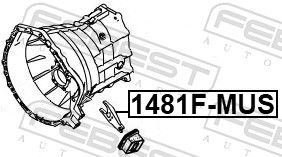 Вилка сцепления FEBEST 1481FMUS