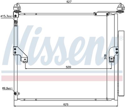 Радиатор кондиционера с осушителем NISSENS 940367