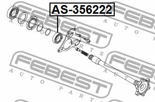 Подшипник привода FEBEST AS356222