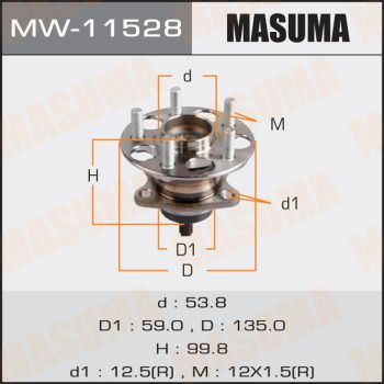 Ступичный узел Masuma MW11528