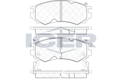 Колодки тормозные дисковые комплект BAPCO BP0606