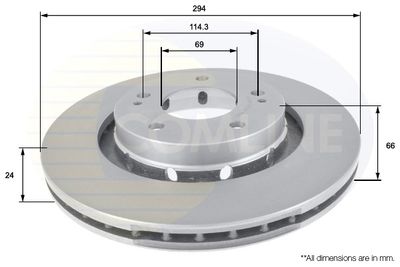 Диск тормозной передний ALLIED NIPPON ADC0370V