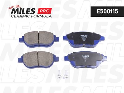 Колодки тормозные передние Miles E500115