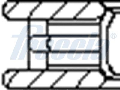 Комплект поршневых колец FRECCIA FR10212700