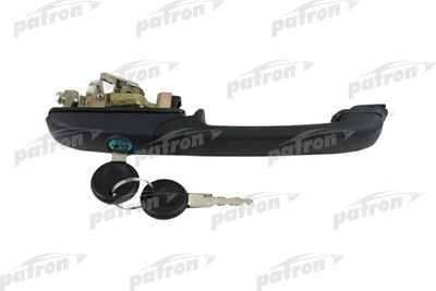 Ручка двери передняя левая с замком и ключом PATRON P200010L