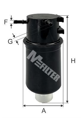 Фильтр топливный M-Filter DF3589